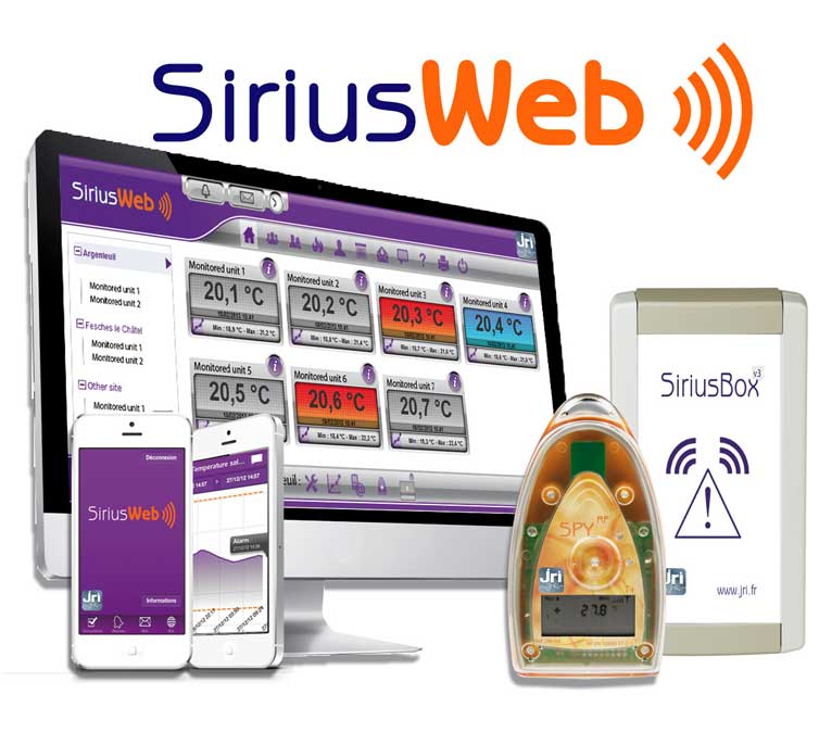 Solution web surveillance temperature humidite energies SiriusWeb