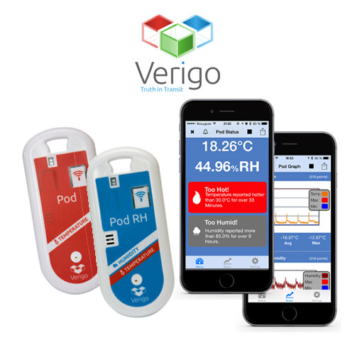 Verigo Bluetooth temperature monitoring solution